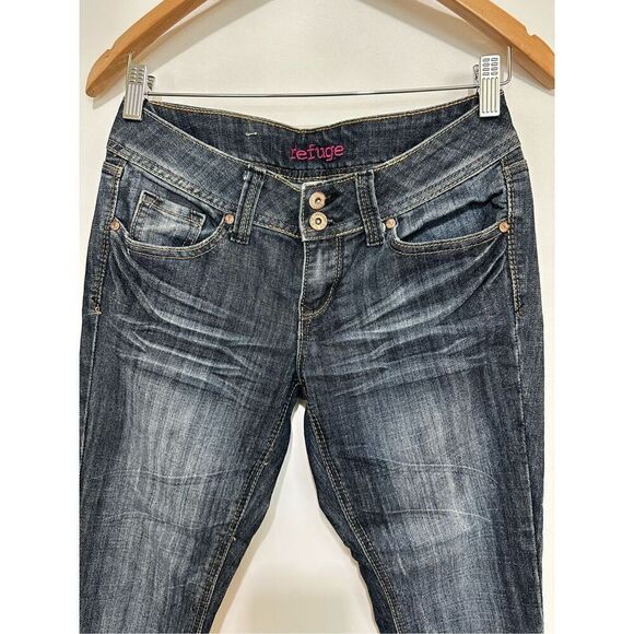 Blue denim jeans capri - Picture 2 of 7